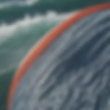 Close-up of high-quality fabric used in top-rated board shorts