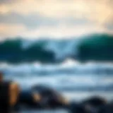 Majestic Waves at Bali's Best Surf Beach Majestic waves crashing on a pristine beach in Bali