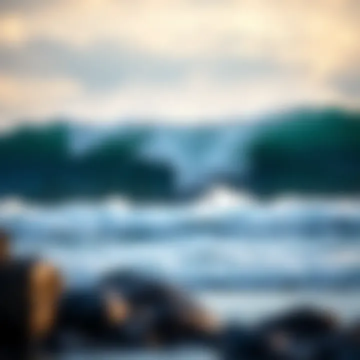 Majestic Waves at Bali's Best Surf Beach Majestic waves crashing on a pristine beach in Bali