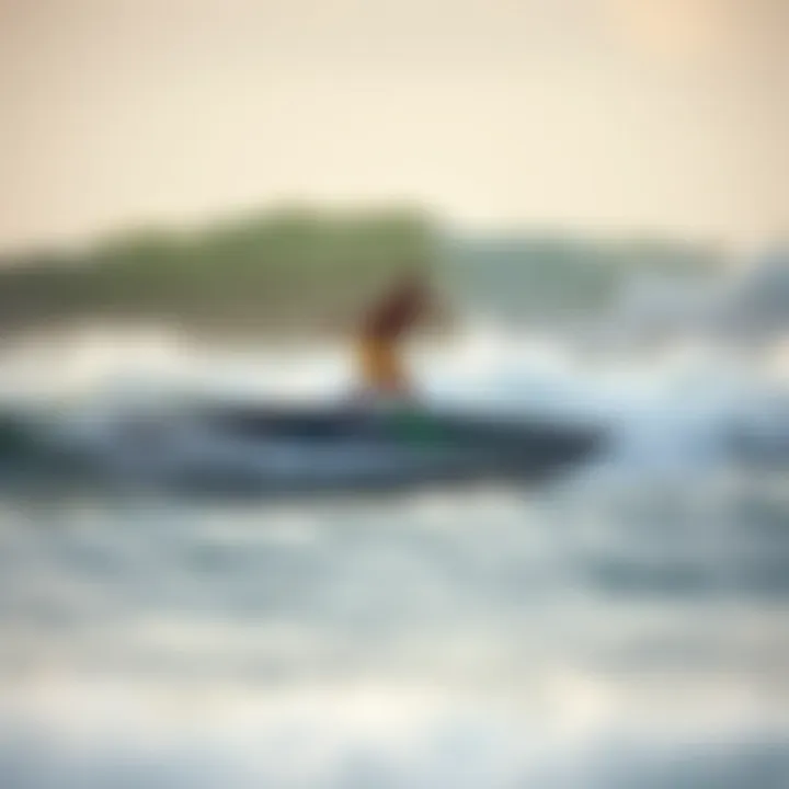 Dynamic view of the Cobalt R7 Surf on the waves