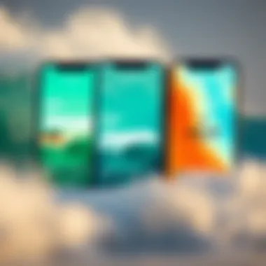 Screenshots of popular tide alert apps