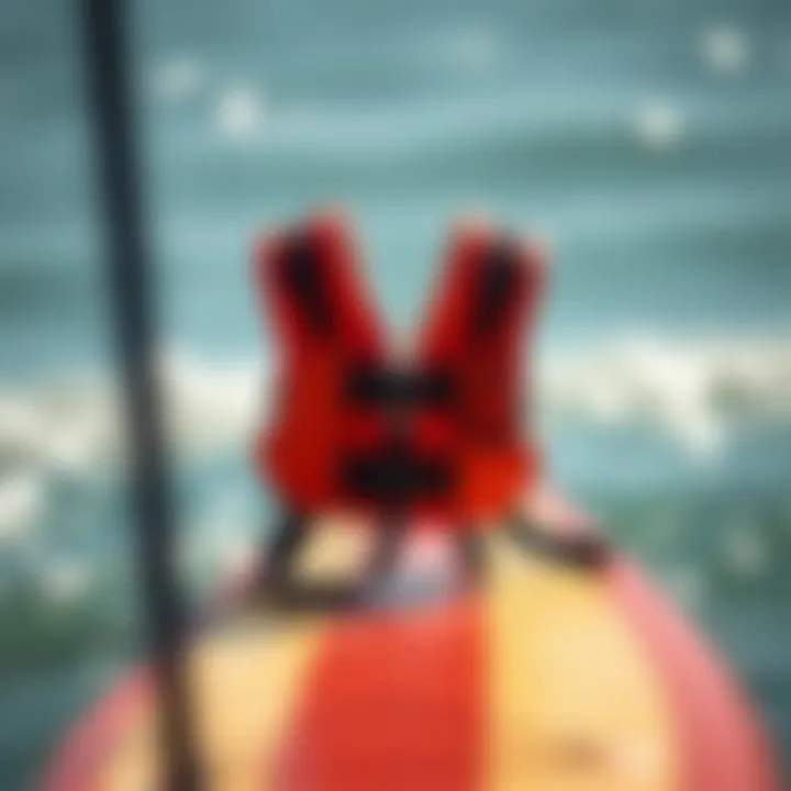 Safety gear for paddleboarding enthusiasts