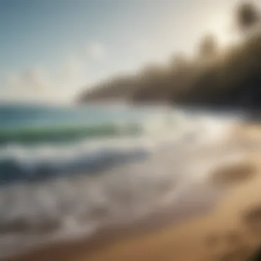 Perfect Surf Fishing Location Scenic beach location ideal for surf fishing
