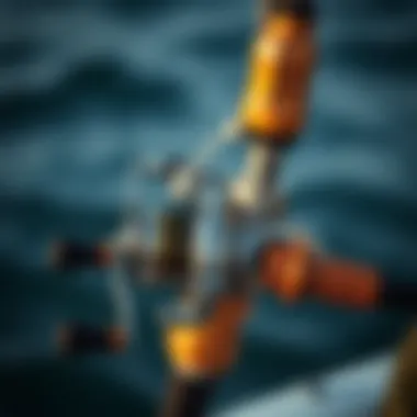 A well-maintained Shimano combo ready for surf fishing