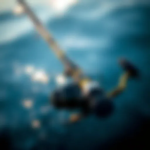 Shimano surf rod showcasing its design and build