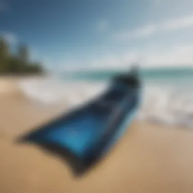 Innovative Design of Custom Swim Fins Custom swim fins showcasing innovative design features