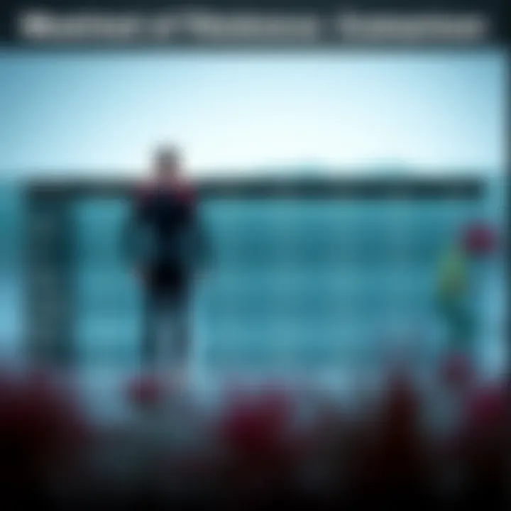 Wetsuit thickness comparison chart showing various options for different water temperatures