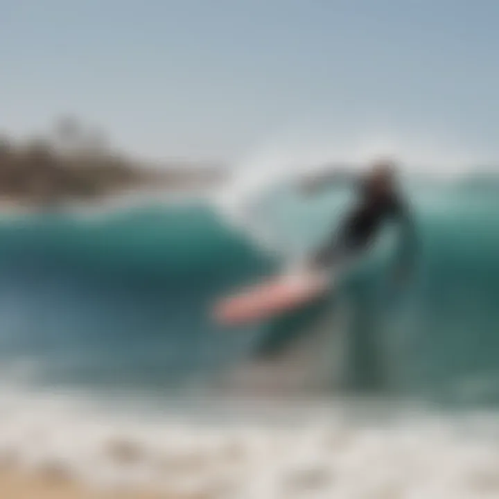 Surfboarders enjoying waves near Ecolodge Marsa Alam