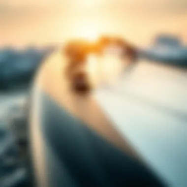 Innovative Technology Behind Electric Foil Boards Close-up of electric foil board technology