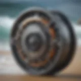 Surf reel showcasing advanced materials