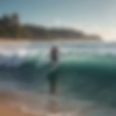 Travel Costs for Surfing Adventures A scenic view of a surfer traveling to a popular surfing destination