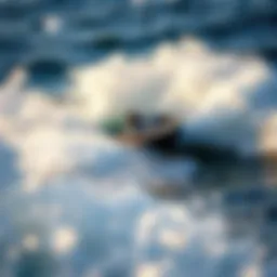 High-performance wakesurf boat slicing through the waves
