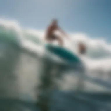 A group of surfers enjoying a day on a wakesurfing boat