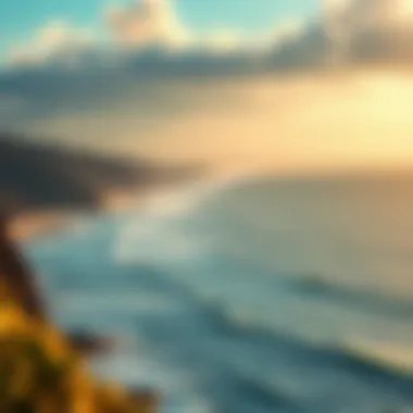 Coastal Beauty of Rancho Estero y Mar Breathtaking view of the coastline at Rancho Estero y Mar