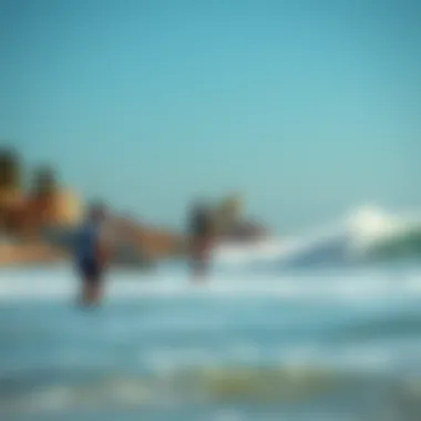 Vibrant Surf Culture of the Local Community Local community showcasing surf culture and lifestyle