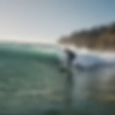 A group of surfers sharing tips and experiences at a local surf shop