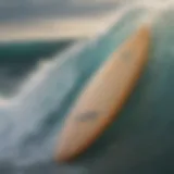 A high-tech surfboard showcasing innovative design elements