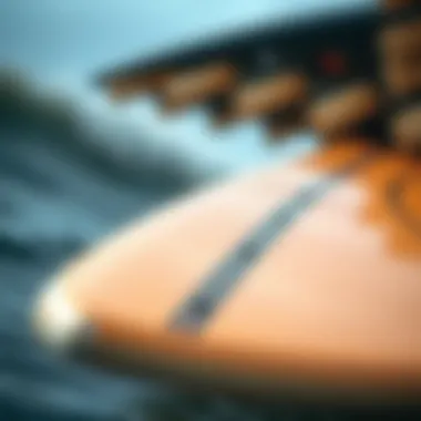 Innovative Surfboard Designs A close-up of innovative surfboard designs inspired by Bigwave Dave