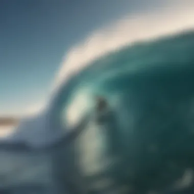 Surfers utilizing the Rip Curl GPS in an ocean setting.