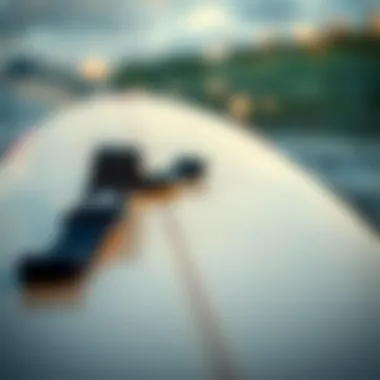 Illustration showing different types of surfboards with compatible straps