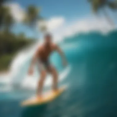 Notable Artist's Rendition of Hawaiian Culture Notable artist's rendition of Hawaiian culture in a vintage poster
