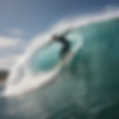 Liquid Shredder 6ft surfboard in action on waves