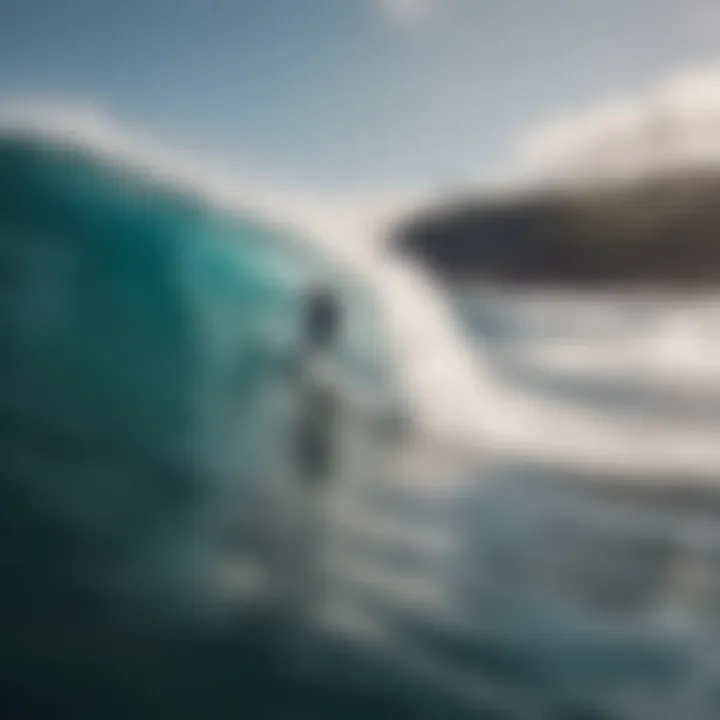 Surfers enjoying the waves at Madeira Surf Camp