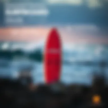 Essential Factors for Buying Surfboards Online An infographic illustrating key factors to consider when purchasing a surfboard online.