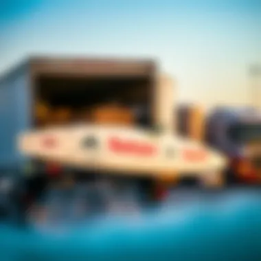 Different shipping carriers and their logos for surfboard shipping