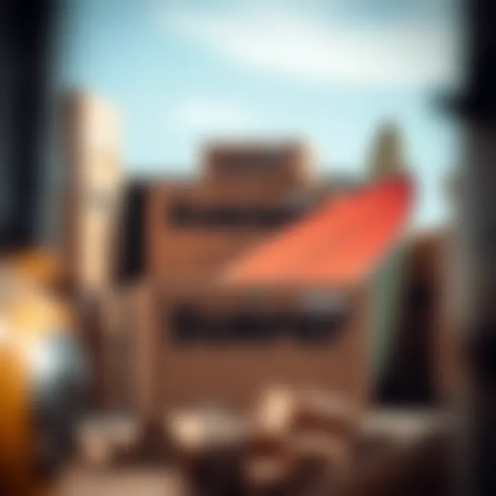 Variety of shipping boxes suitable for surfboard transport