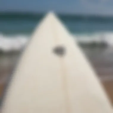 Close-up of materials used in a high-quality surfboard rack demonstrating durability