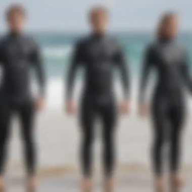 Diverse body types suitable for wetsuit fitting