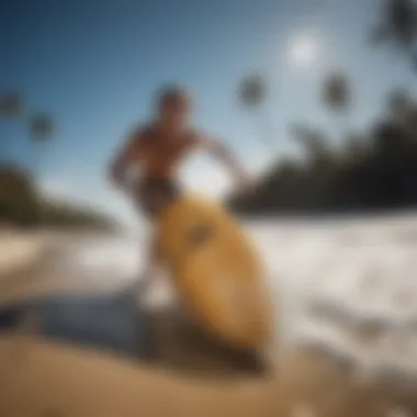 Variety of skimboarding gear displayed