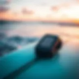 Innovative Surf GPS Tracker on a Surfboard