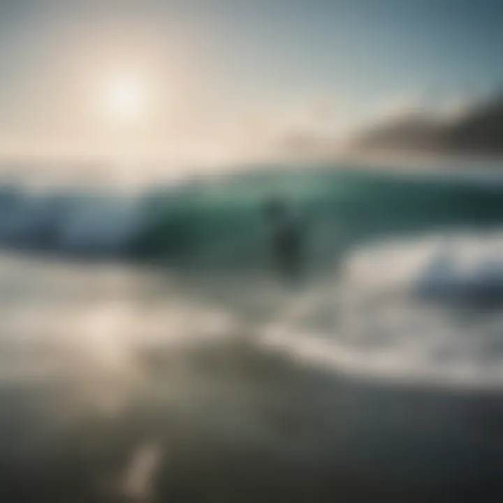 Group of surfers discussing techniques and tips