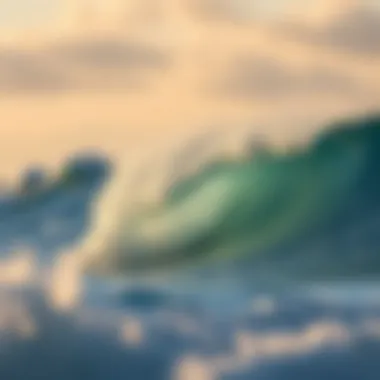 Ala Moana Waves in All Their Glory Stunning view of Ala Moana surf waves