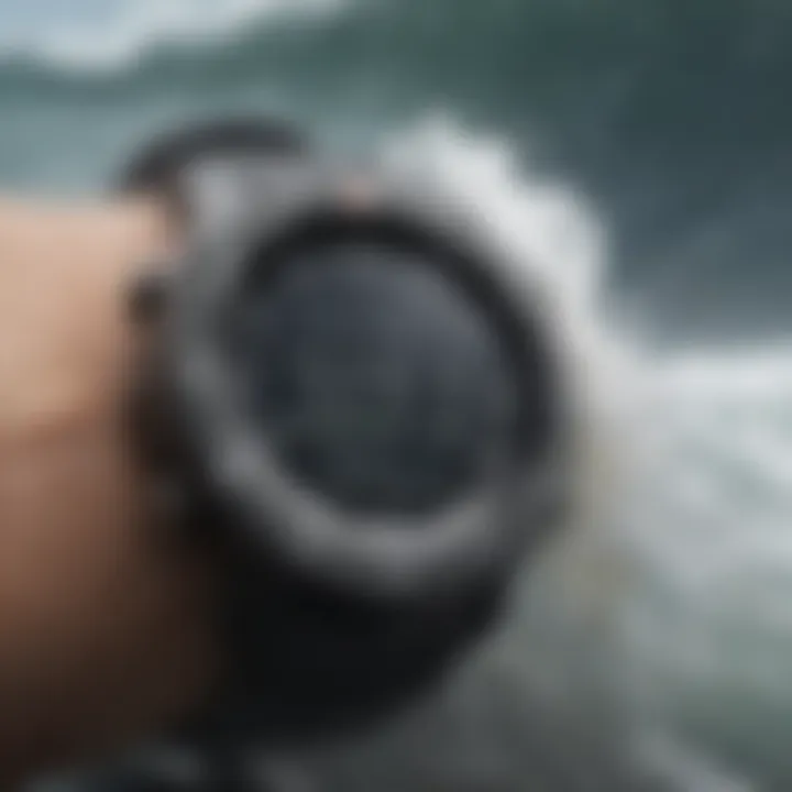 Close-up of Suunto Core features