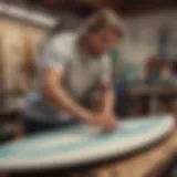 Craftsmanship of surfboard shaping