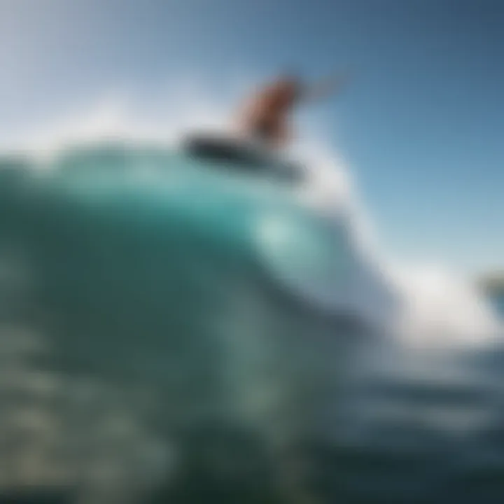 Group enjoying a wakesurfing session