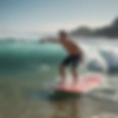 Skill levels of riders engaging with boogie boards