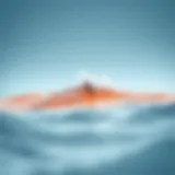 Ocean Surface Temperature Dynamics Visualization of ocean surface temperature variations