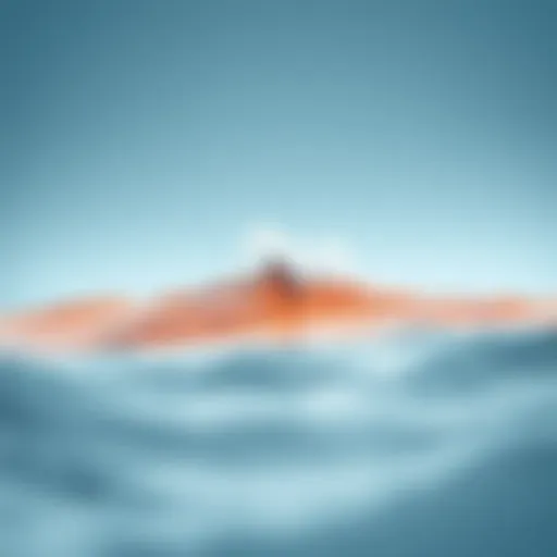 Ocean Surface Temperature Dynamics Visualization of ocean surface temperature variations