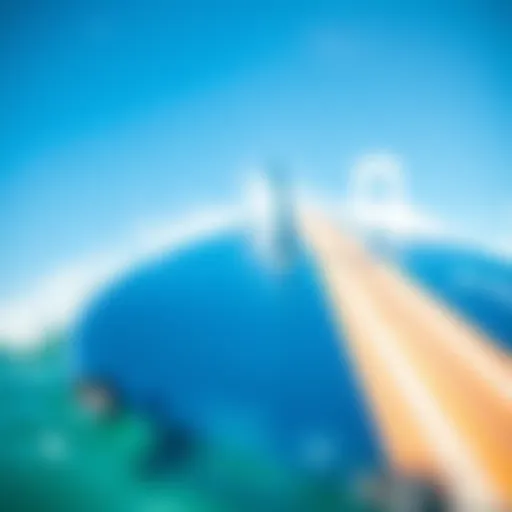 Innovative Design of the E-Wave Board Close-up view of the e-wave board showcasing its innovative design features