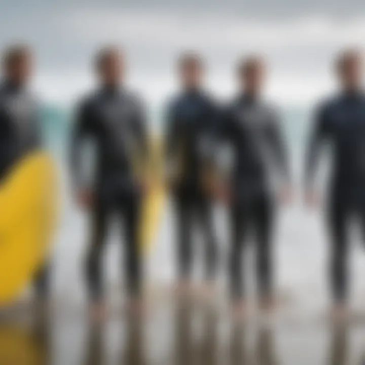 Comparison of different wetsuit thicknesses and their suitability for varying water temperatures