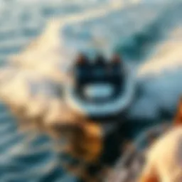 A stunning Yamaha surf boat cruising on a vibrant ocean wave